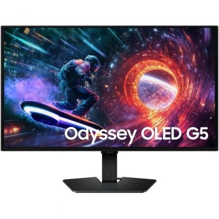 Monitor Gaming Samsung Odyssey G5 G50SF S27FG502SU 27'/ QHD/ 0.03ms/ 180Hz/ QD-OLED/ Negro